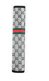 Gucci Logo Luxurious Car Seat Cover Front/Rear Flax/Linen Seat Cushion Protector Pad Black/Red/Beige/Grey/Coffee/Brown - TimelessGear9