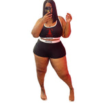 Summer colorful Women tank top 2 piece shorts set Jumpsuit Bodycon Skinny Short Romper - TimelessGear9