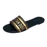 Sandals Women Indoor Outdoor Slippers Low Heeled Shoes Fashionable - TimelessGear9