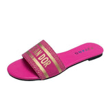 Sandals Women Indoor Outdoor Slippers Low Heeled Shoes Fashionable - TimelessGear9