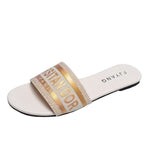 Sandals Women Indoor Outdoor Slippers Low Heeled Shoes Fashionable - TimelessGear9