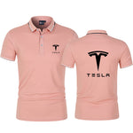 High Quality New Summer Men&#39;s Lapel Slim High Street Short Sleeve Outdoor Sports Tee Fashion - TimelessGear9