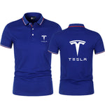 High Quality New Summer Men&#39;s Lapel Slim High Street Short Sleeve Outdoor Sports Tee Fashion - TimelessGear9