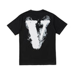 Vlone Oversized T-shirt Harajuku Classic Vlone t shirt for men Street Hip-hop Big V  Anime Smoke Angel - TimelessGear9